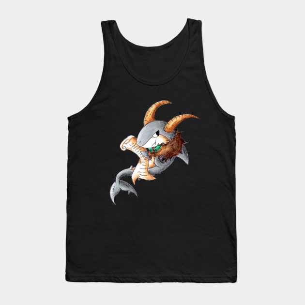 Krampus Shark Tank Top by KristenOKeefeArt